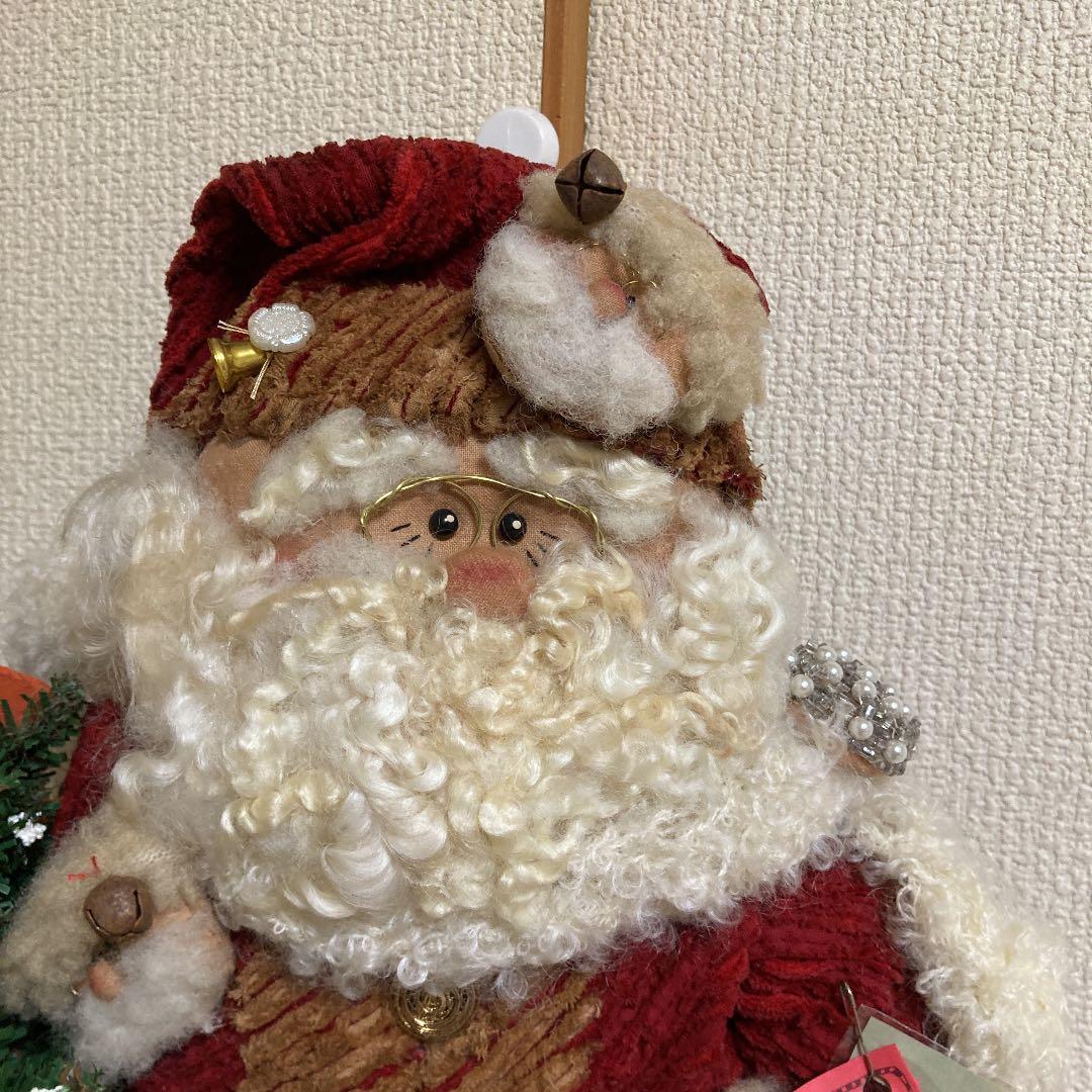 作家さんハンドメイド　大きなサンタクロース　カントリードール