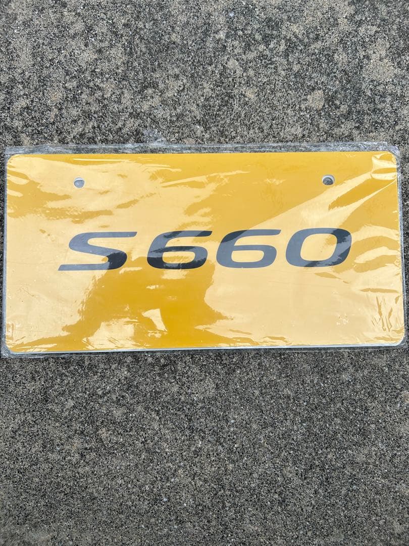 ほ*ん様 S660 マスコットプレート　ホンダ　希少