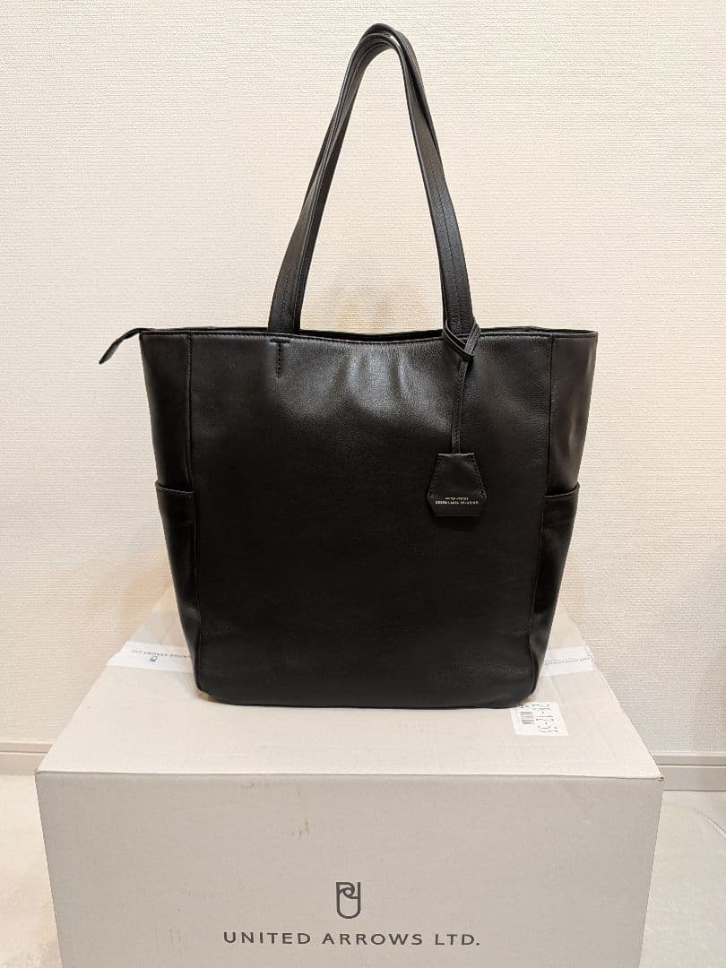 【極美品】GREEN LABEL RELAXING レザー トートバッグ