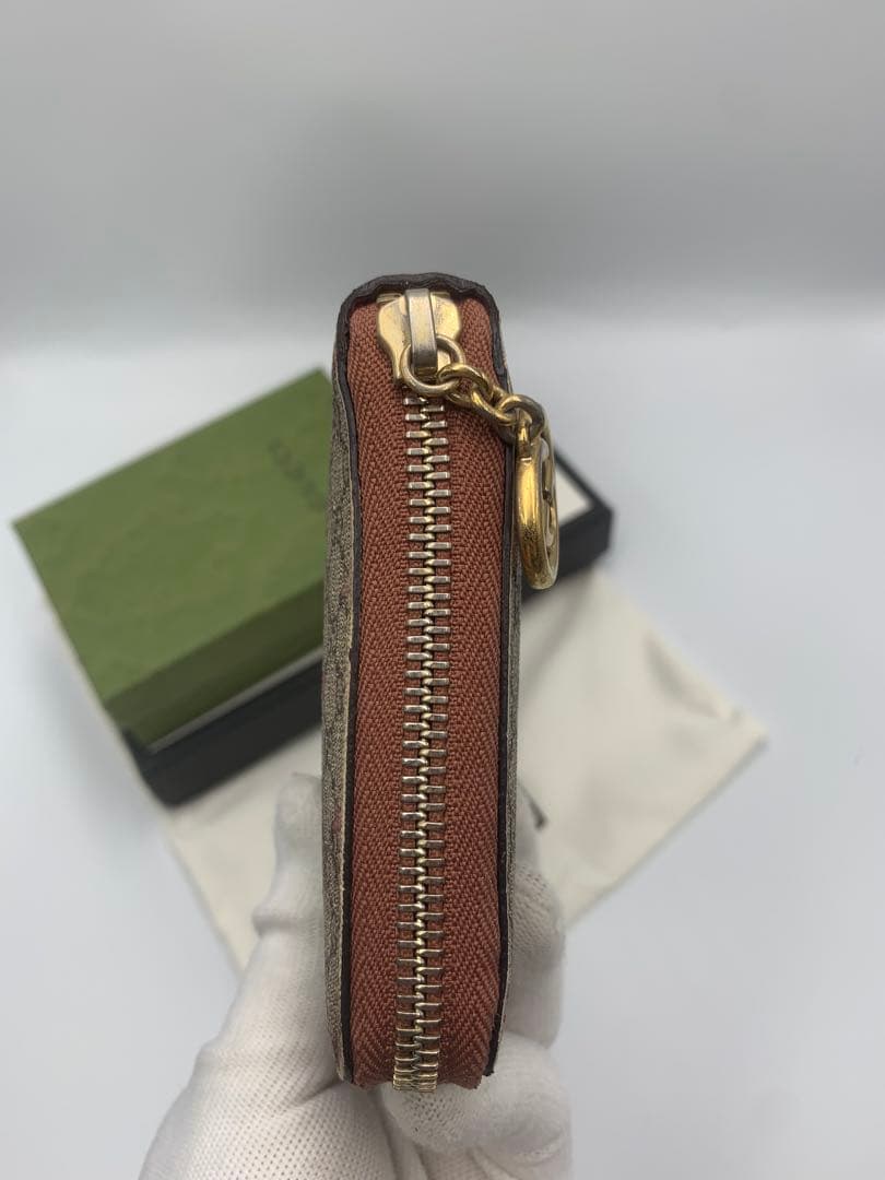 グッチ　GUCCI 長財布　GGスプリーム　ラウンドファスナー星