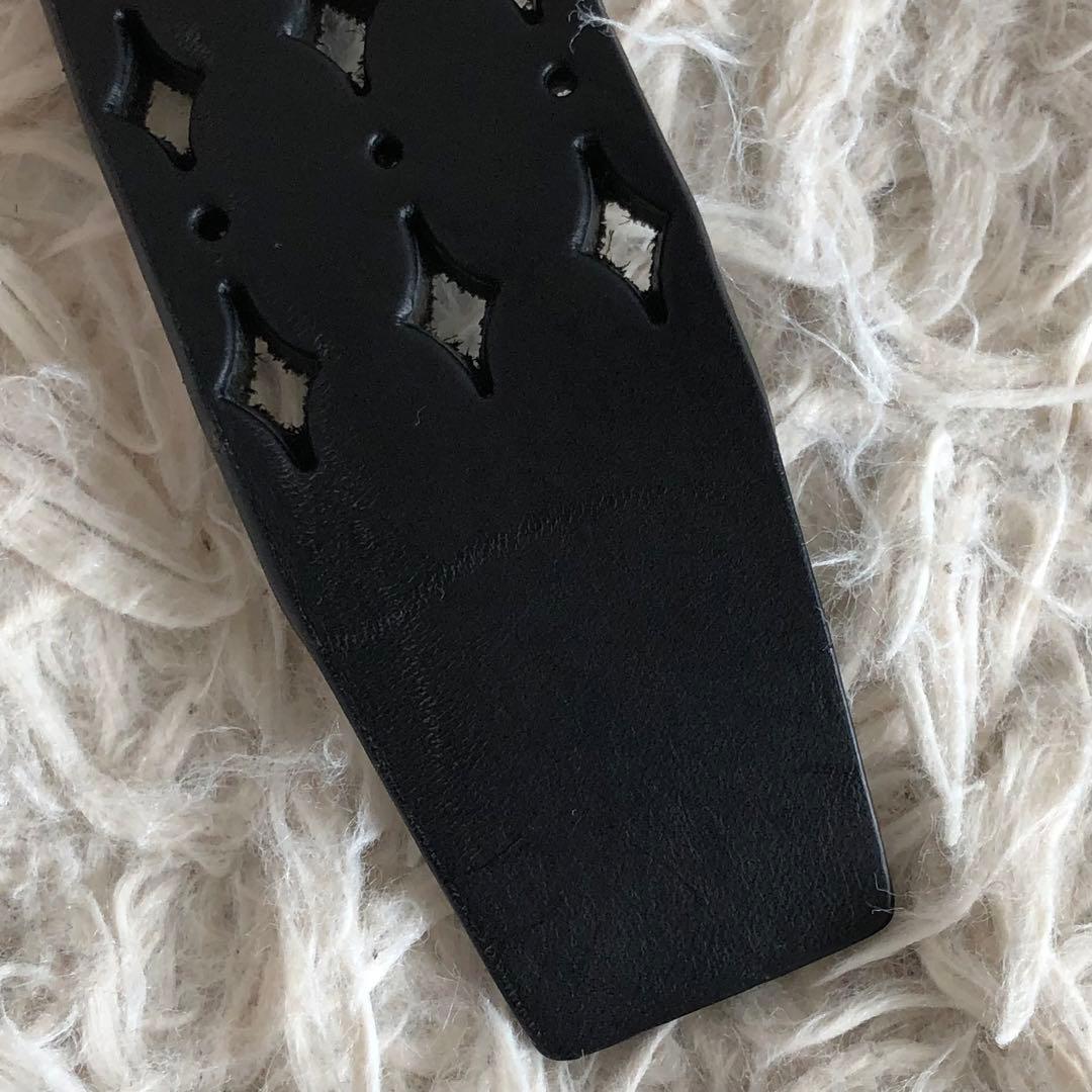 【美品】ヴィヴィアンウエストウッド　ベルト　オーブ　ゴールド金具　黒　本革