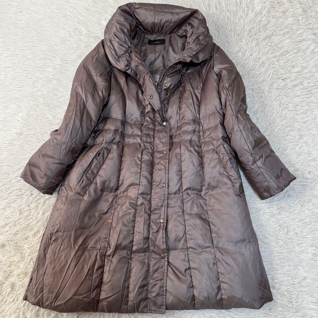 【新品未使用】グランドフェイス　フォックスファー付き　ロング　ダウンコート