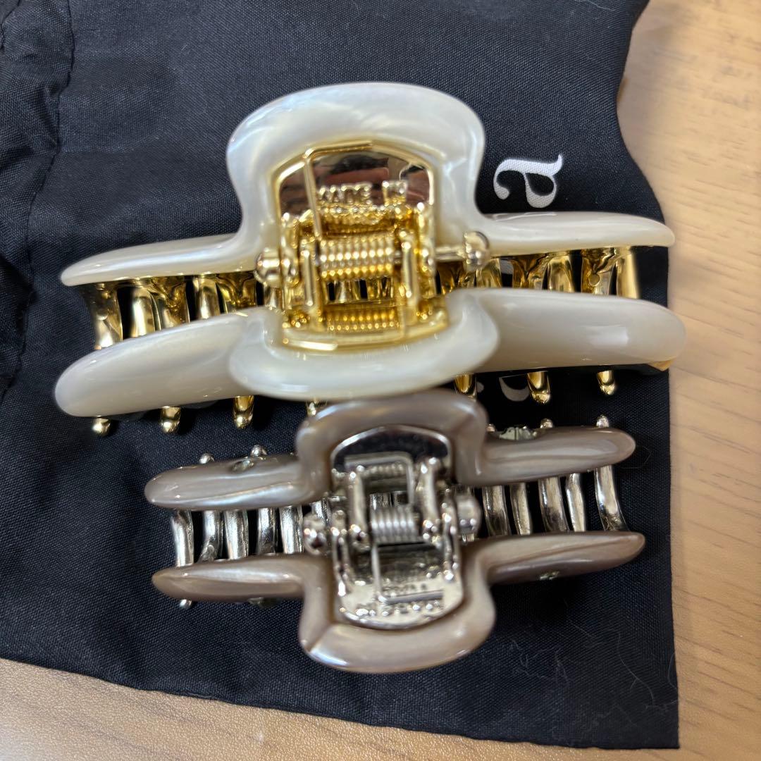 acca ヘアクリップ 大 中 2個セット