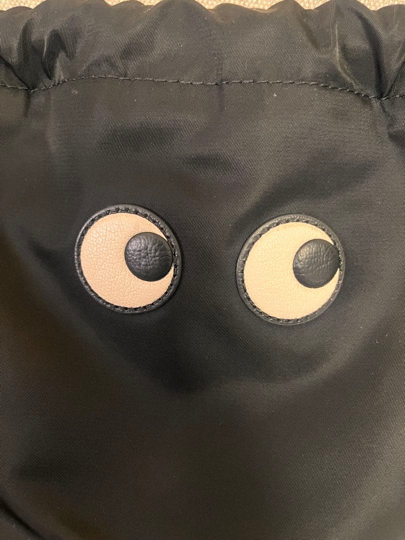 アニヤハインドマーチ eyes ドローストリングポーチ　巾着