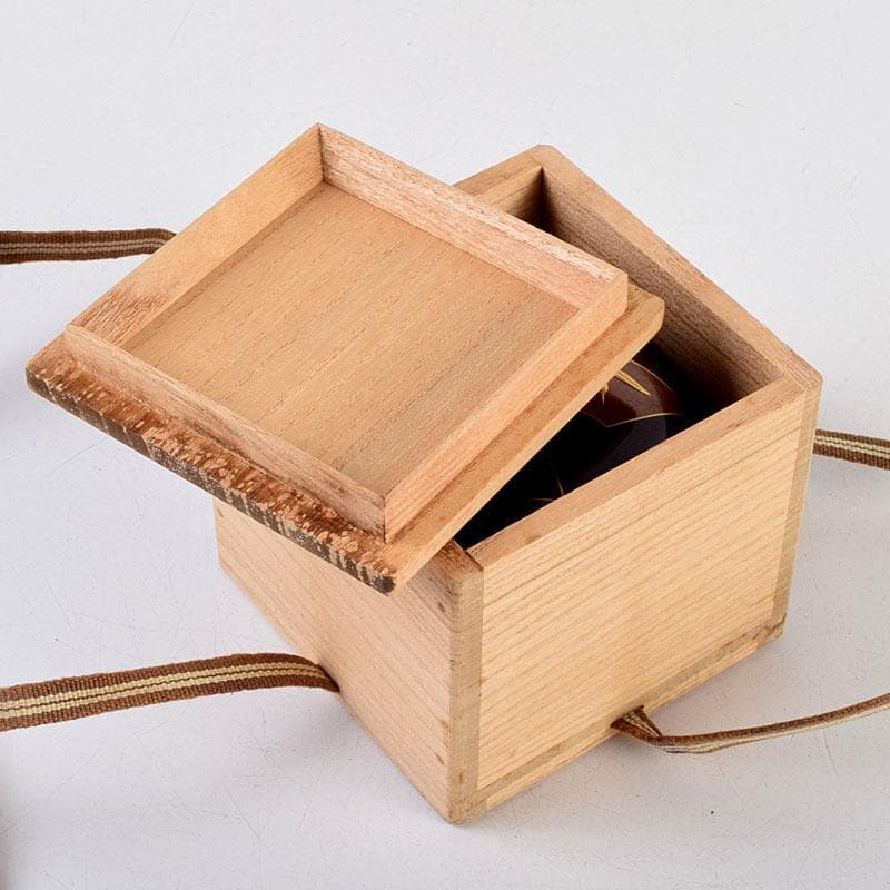 茶道具　雅康作　松竹梅蒔絵　平棗　共布共箱　V　8818