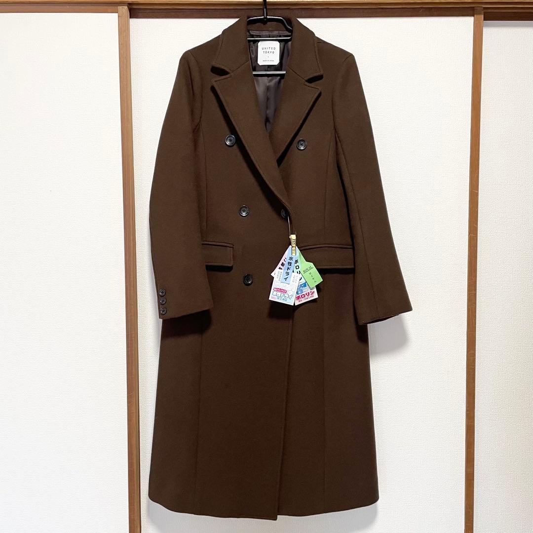 UNITED TOKYO チェスターコート レイルボクシーブレストコート