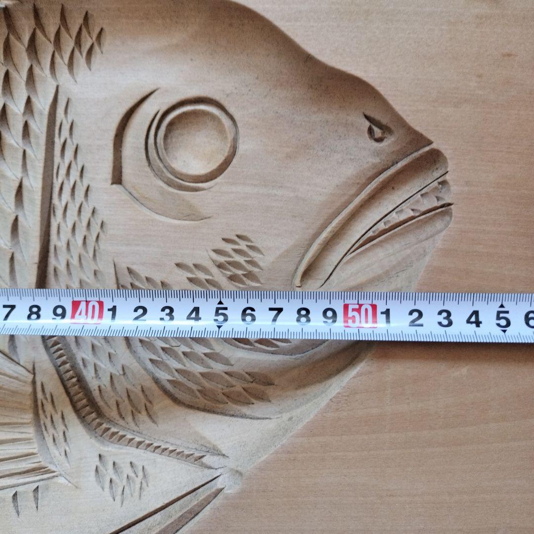 和菓子木型　鯛　一尺八寸