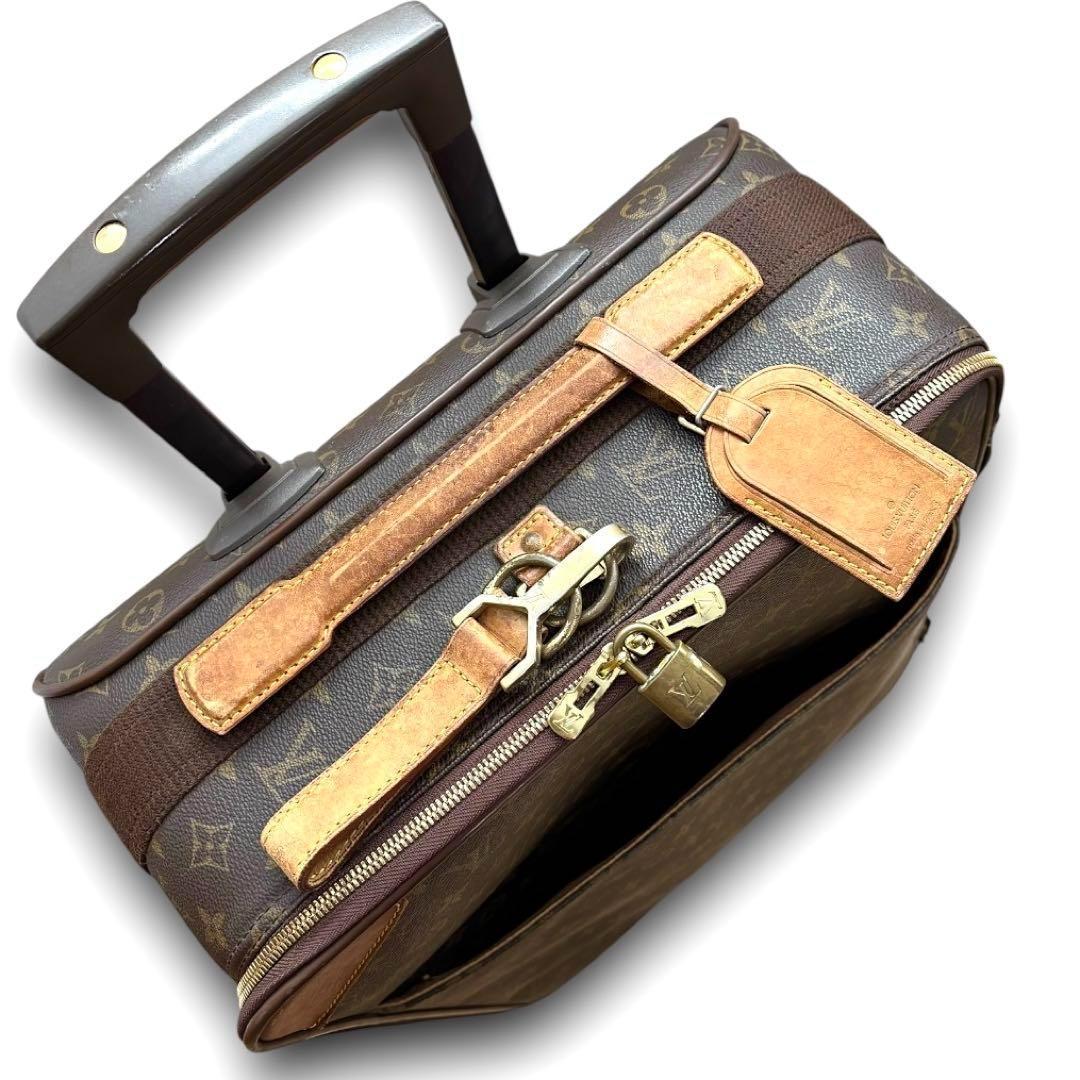 ルイヴィトン ぺガス55 モノグラム キャリーケース 2輪 大容量