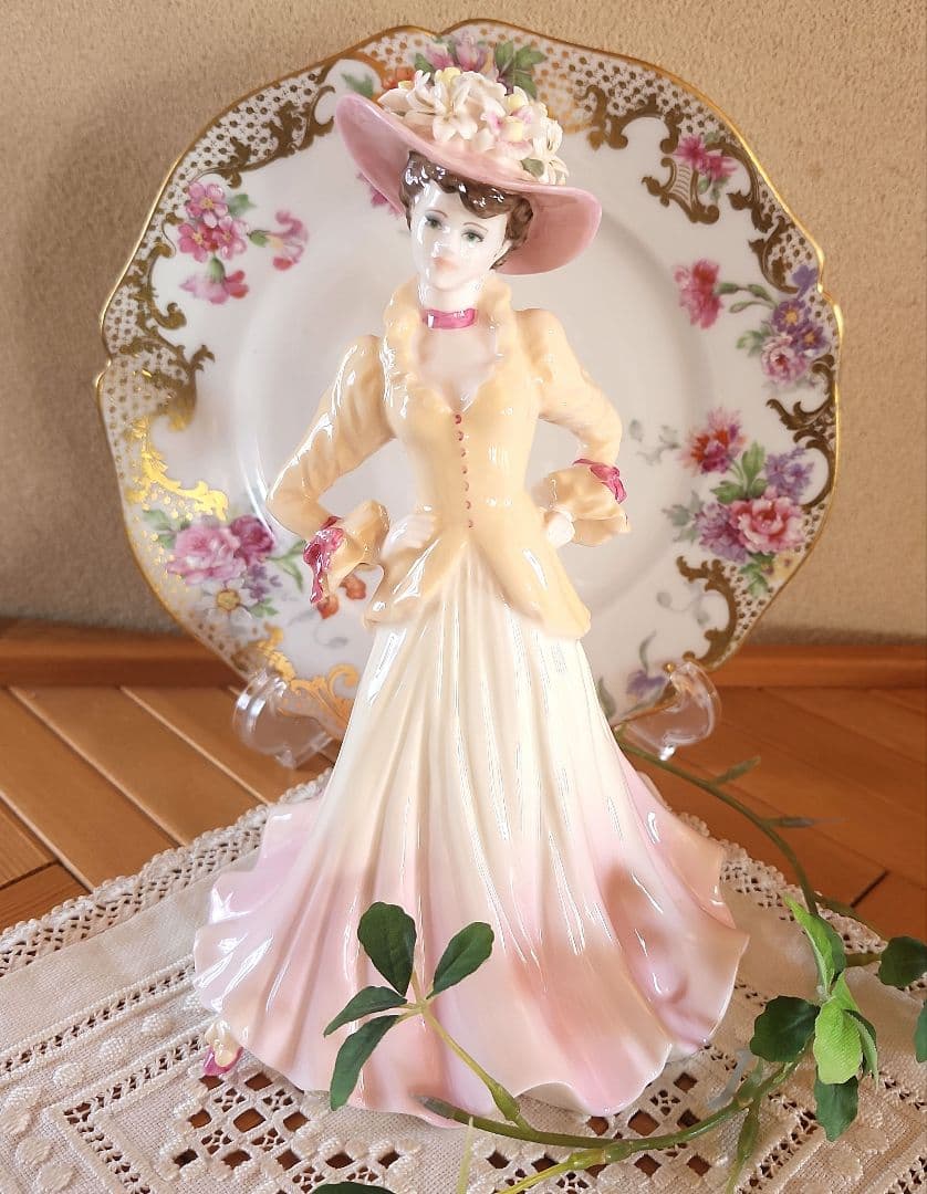 イギリス　コールポート　フィギリン　置物