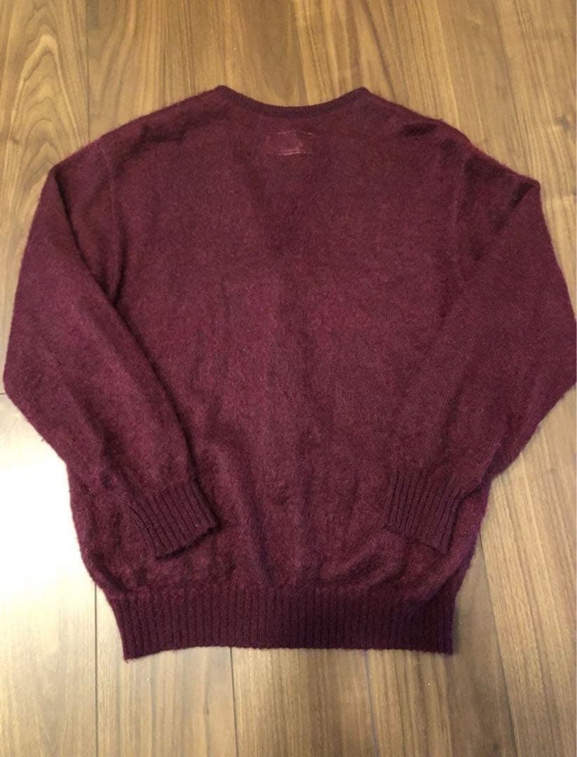 WACKO MARIA ワコマリア モヘア カーディガン バーガンディ