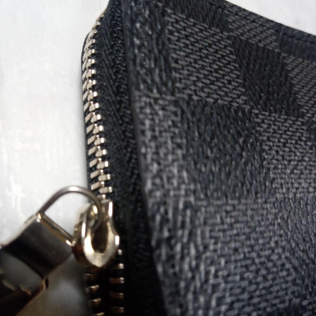 Louis Vuitton ブラック レザー ダミエケース