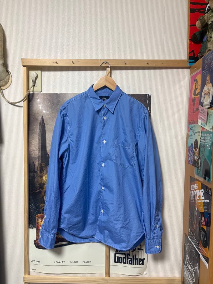 コムデギャルソンオム　COTTON PLAIN SHIRTS パッカリング