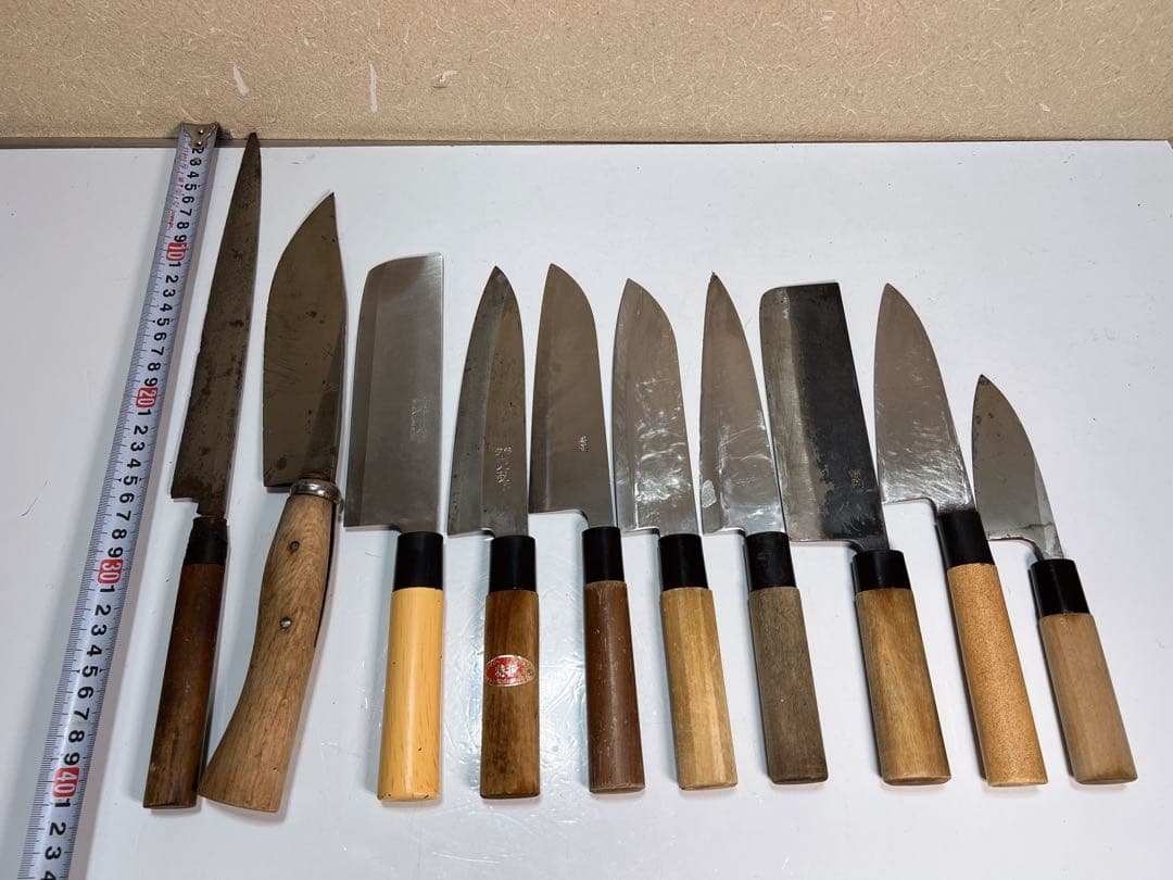 濃州正宗作 関 孫 銀 刀都 手打 ナイフ10本セット他