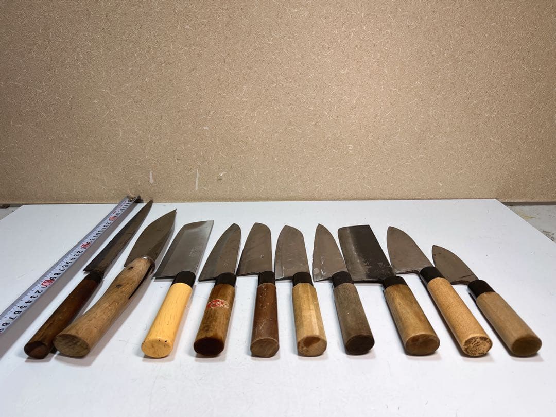 濃州正宗作 関 孫 銀 刀都 手打 ナイフ10本セット他