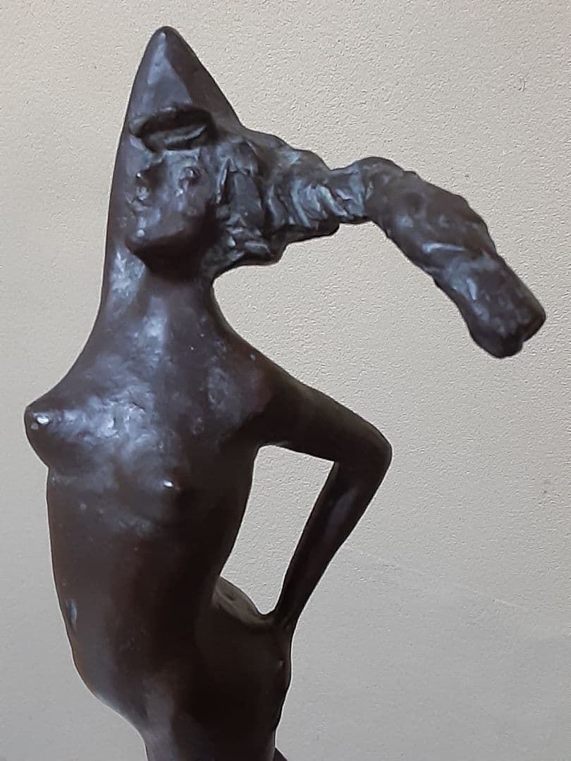 小堤良一　吉祥　ブロンズ像