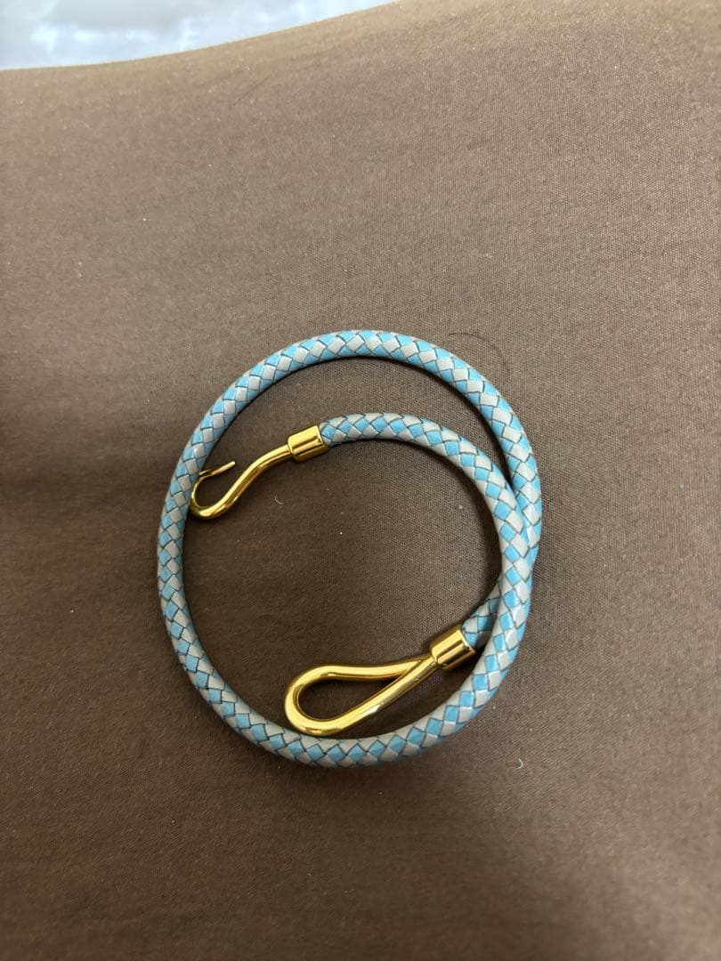 HERMES エルメス チョーカー ジャンボ 編込み 2連 ブレスレット