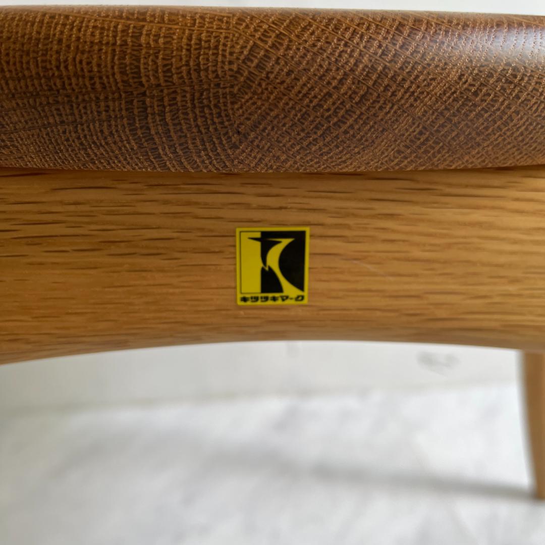 飛騨産業 HIDA キツツキ クレセント アームチェア オーク★美品