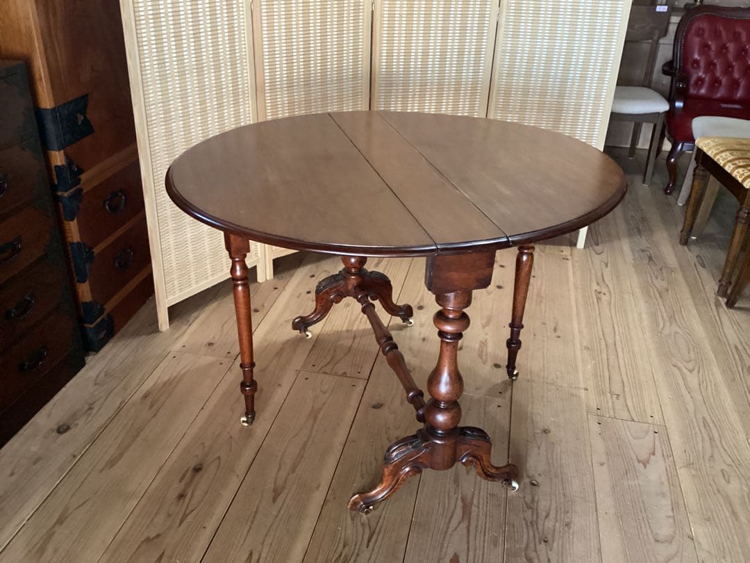 [みゆきさん] ビィクトリアン　ゲートレッグ　サザーランドテーブル