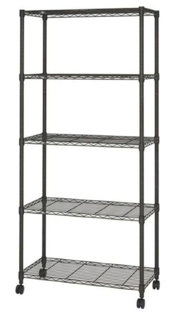 ハンマートーン塗装メタルラック　5段80W スチールラック