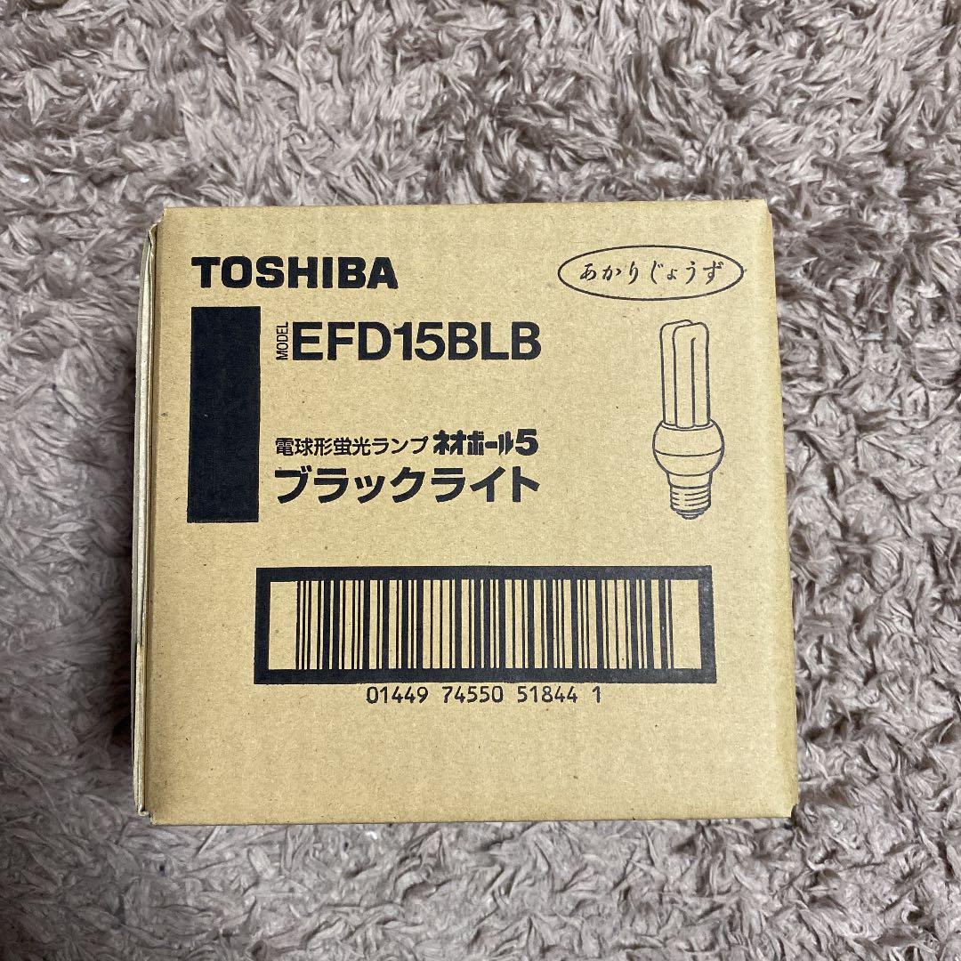 TOSHIBA ネオボール5 電球形蛍光ランプ　EFD15BLB 6個入り