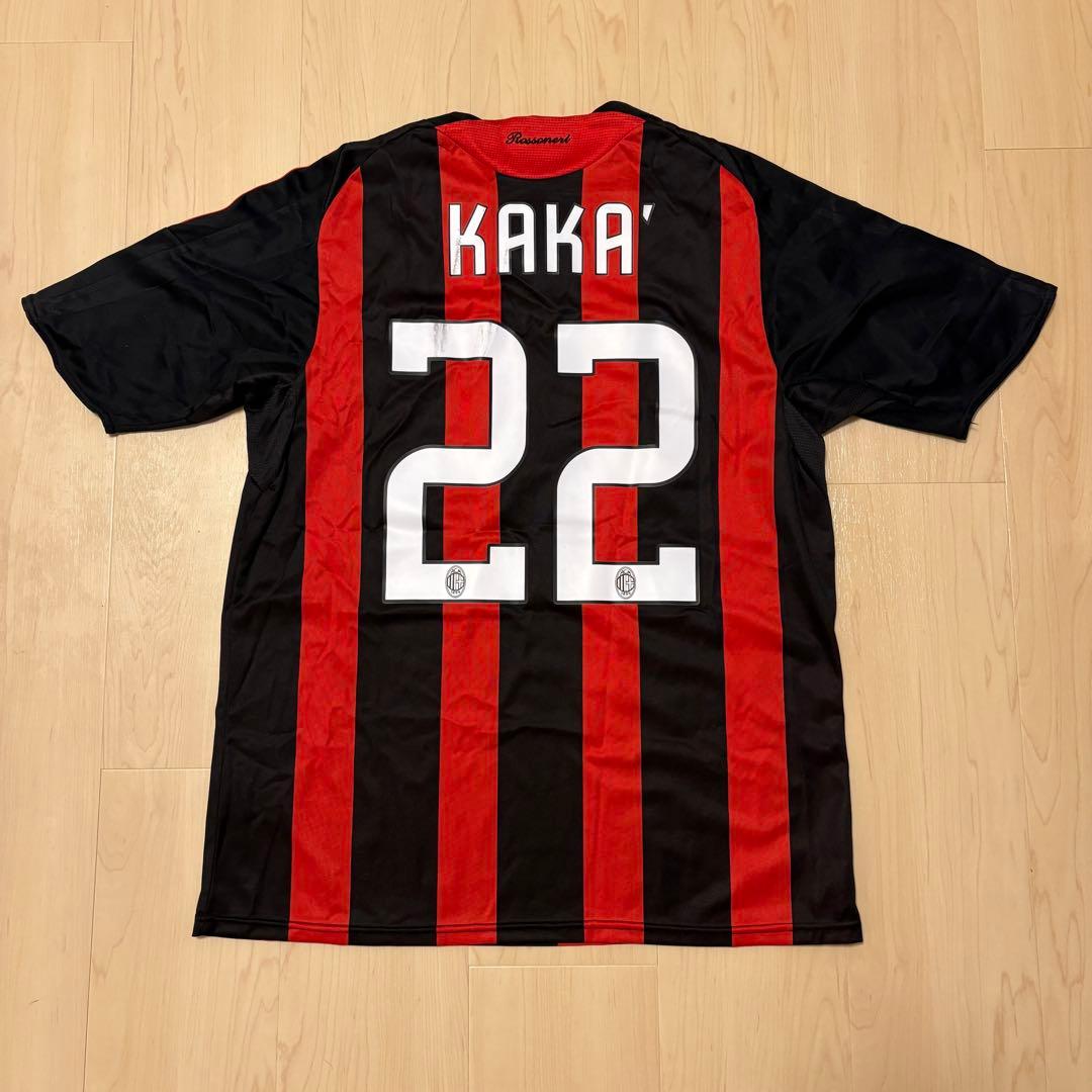 【フルパッチ】AC Milan 08/09 KAKA 22番 ユニフォームセット