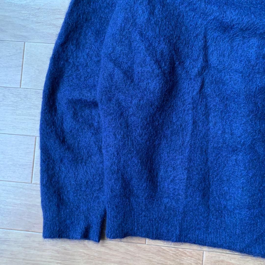 B&Y ユナイテッドアローズ モヘア混 ウール Vネック カーディガン XL