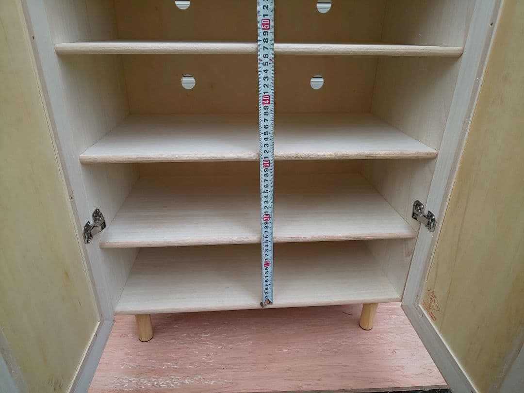 木製シューズラック 5段収納(受注製作)