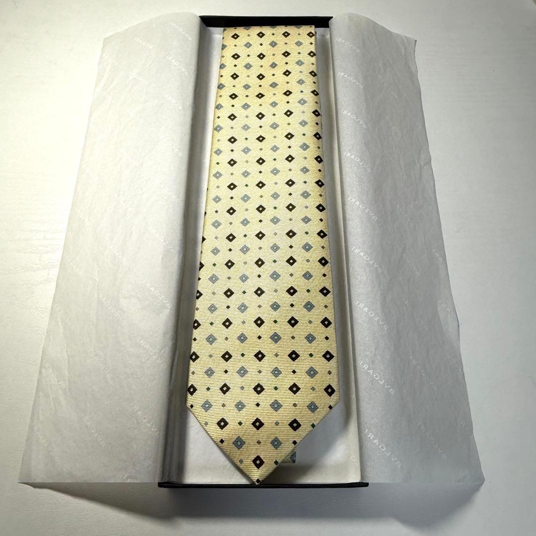 【未使用・箱付】BVLGARI ブルガリ ネクタイ