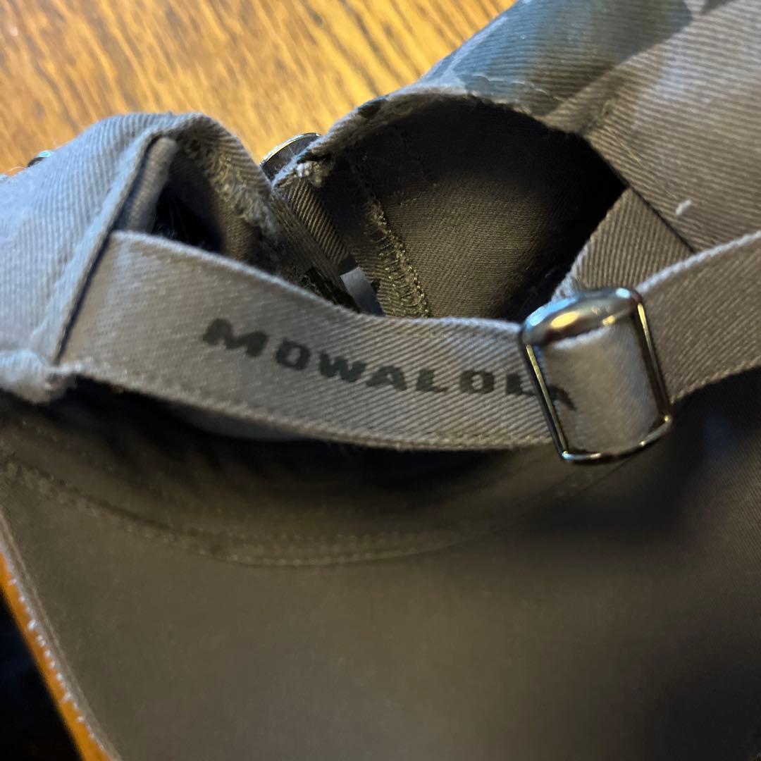mowalola LOTTOロゴ グレーキャップ