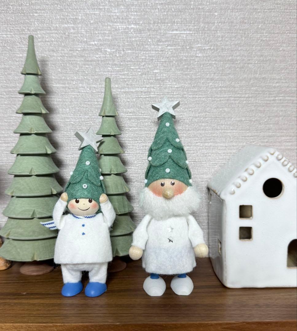 ノルディカニッセ 限定 ツリー帽子のサンタ ツリー帽子の男の子 セット 2024