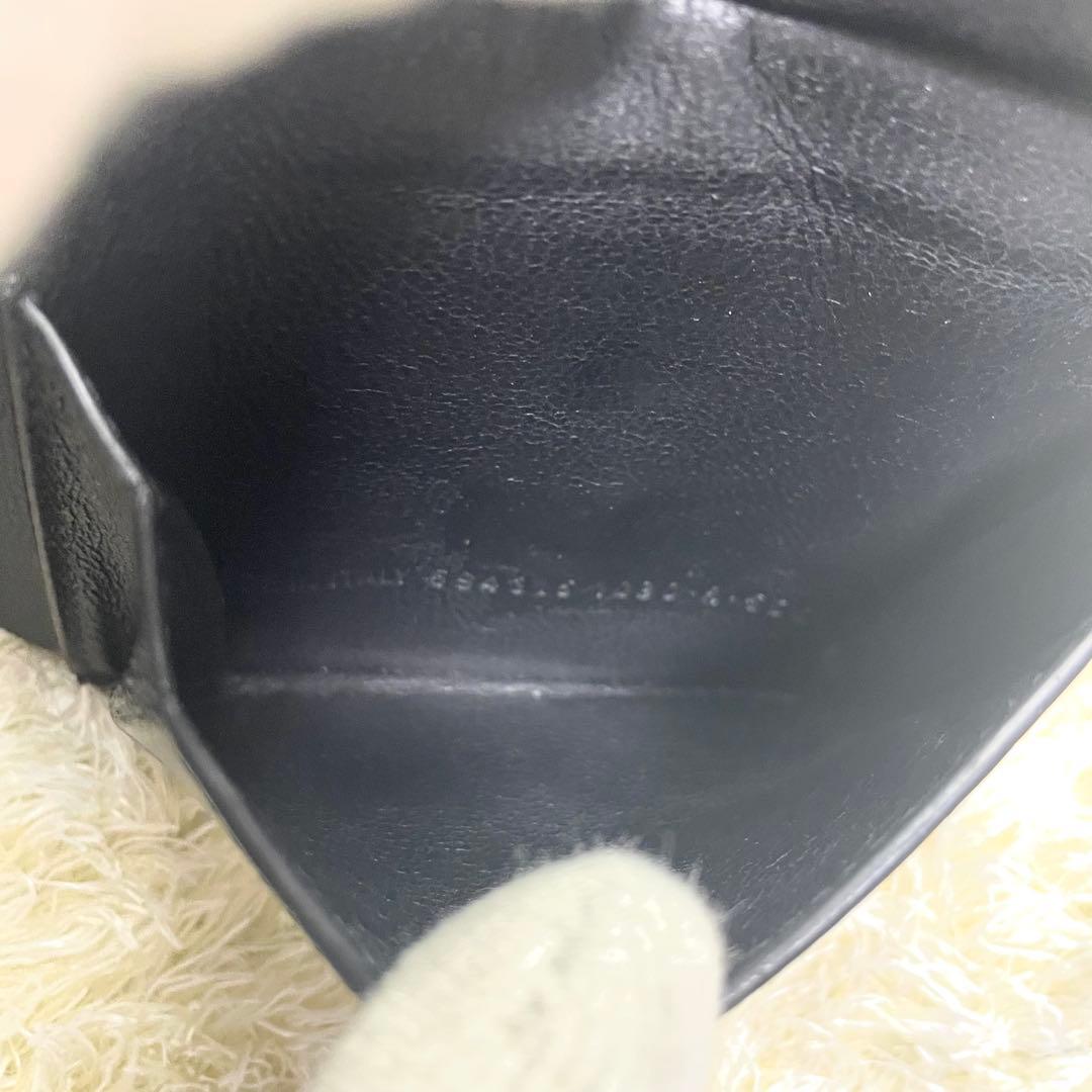 付属品完備 バレンシアガ エブリデイ 二つ折り財布 ブラック