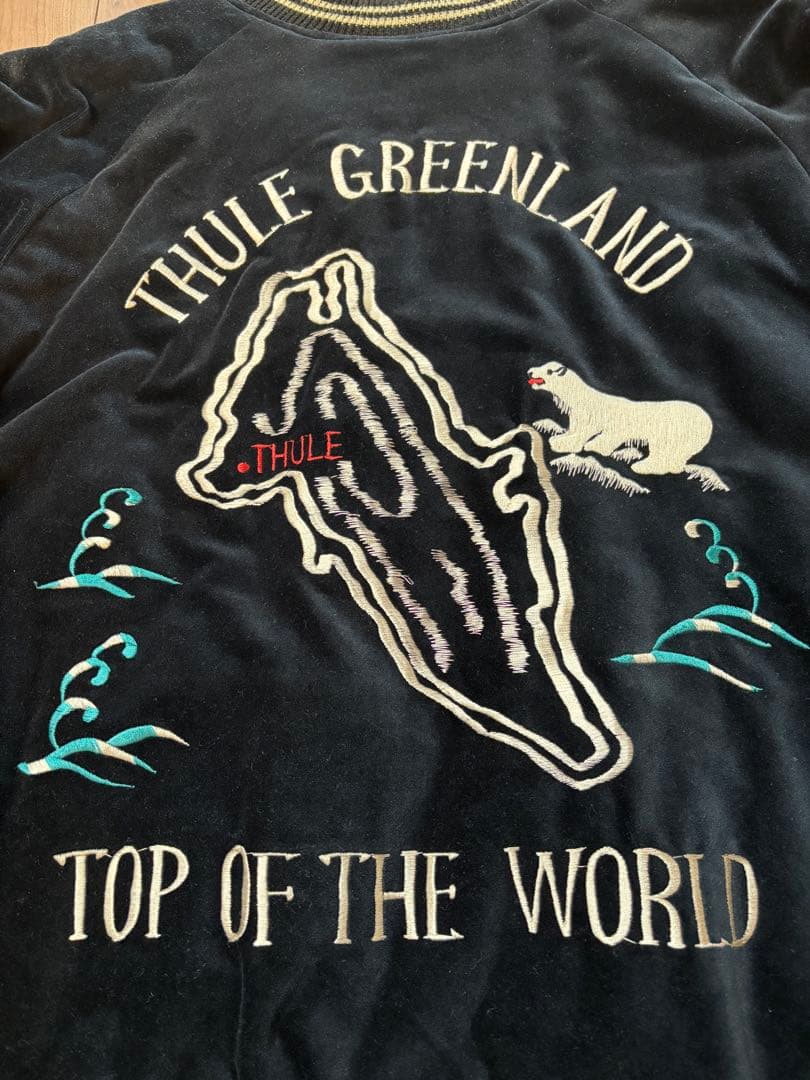 テーラー東洋　別珍　GREENLAND 鷹　リバーシブル　スカジャン