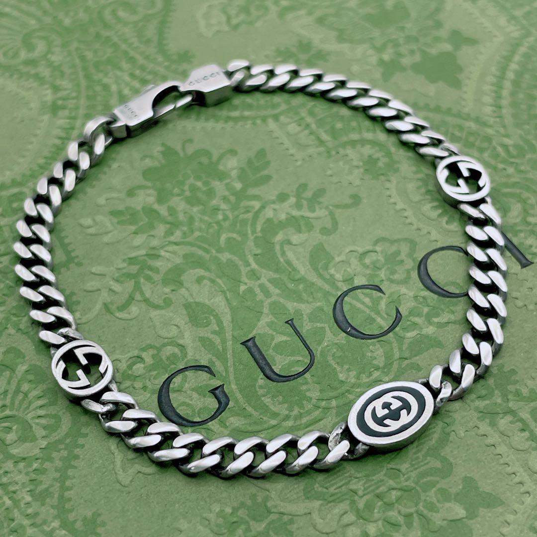 GUCCI インターロッキング　喜平　チェーン　G ブレスレット