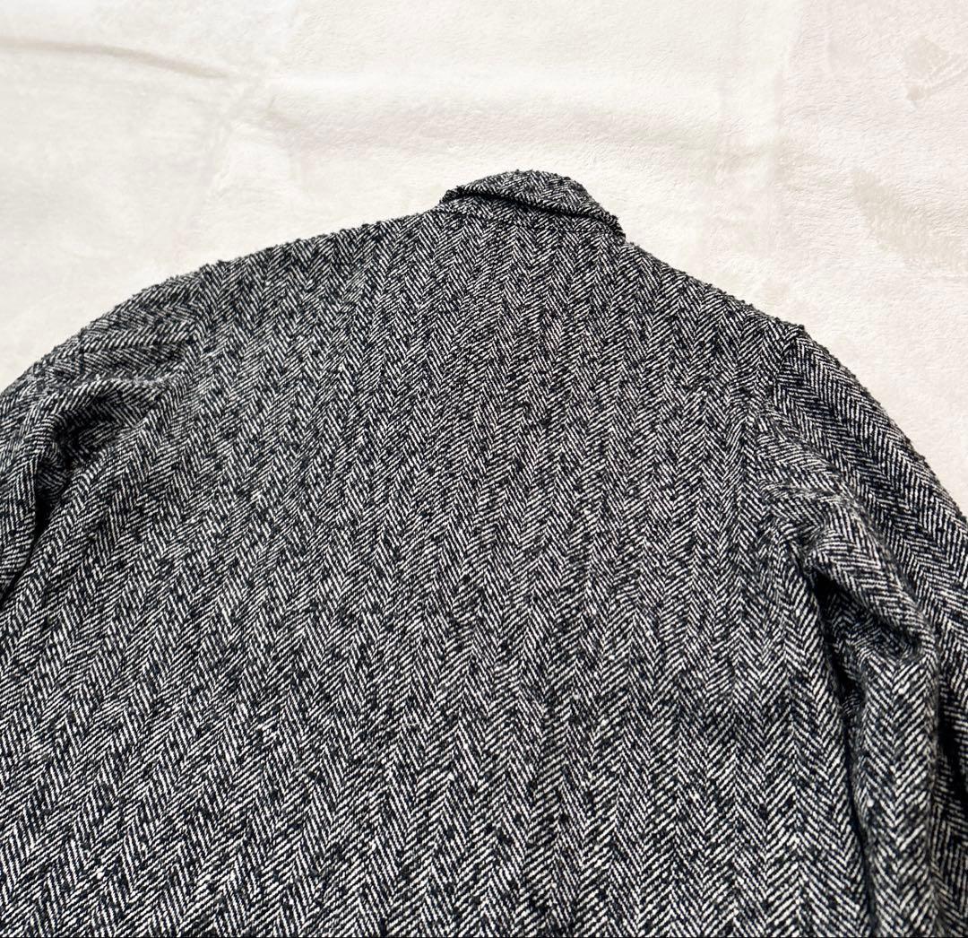 BEAMS ビームス ステンカラーコート ヘリンボーン Sサイズ