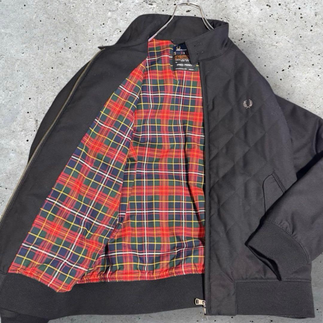 フレッドペリー ハリントンジャケット スイングトップ 月桂冠 サーモア L