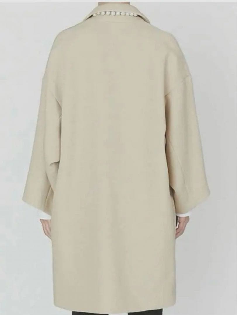 ヨーコチャン　YOKO CHAN バックパール　コート　ウール