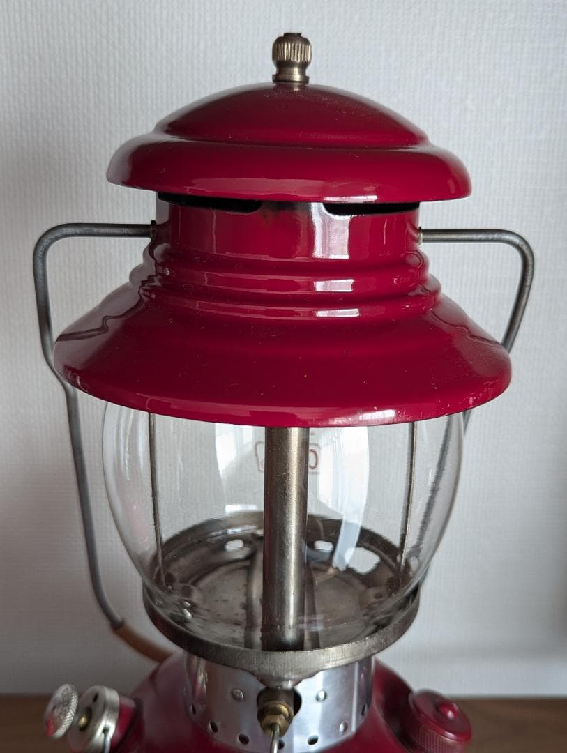 美品 コールマン Coleman 200A バーガンディ ランタン 希少モデル