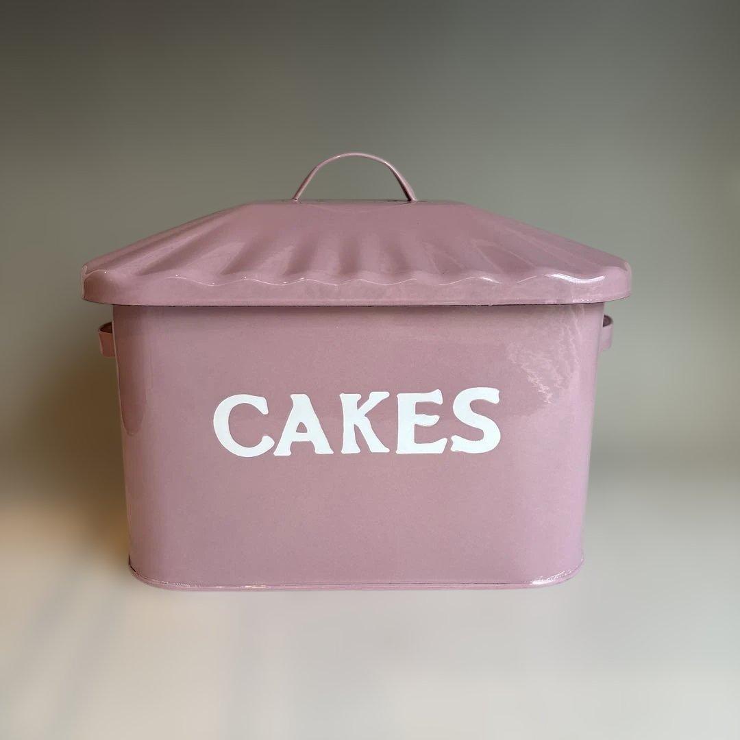 ヴィンテージ角ホーロー缶