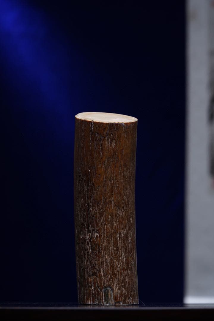 天然マンモス牙美しい手作り彫刻如意観音 置物