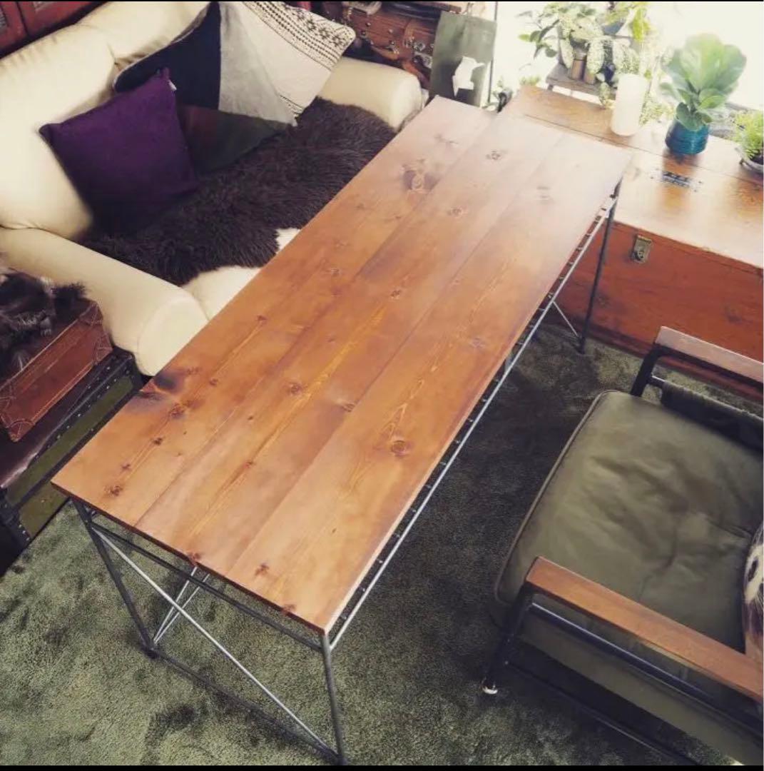 デスク　カウンターテーブル　アイアン家具　ハンドメイド　オーダーメイド