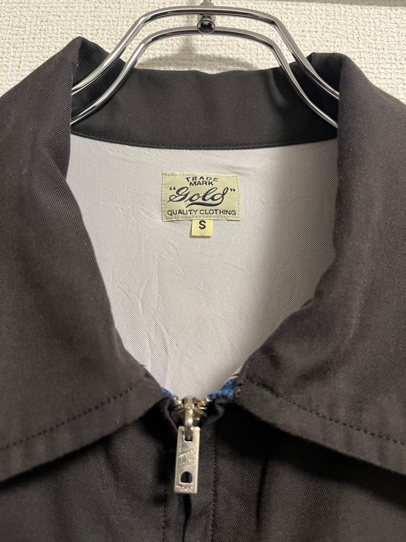 GOLD SKULL JACKET AGED MODELスカル ベトジャン