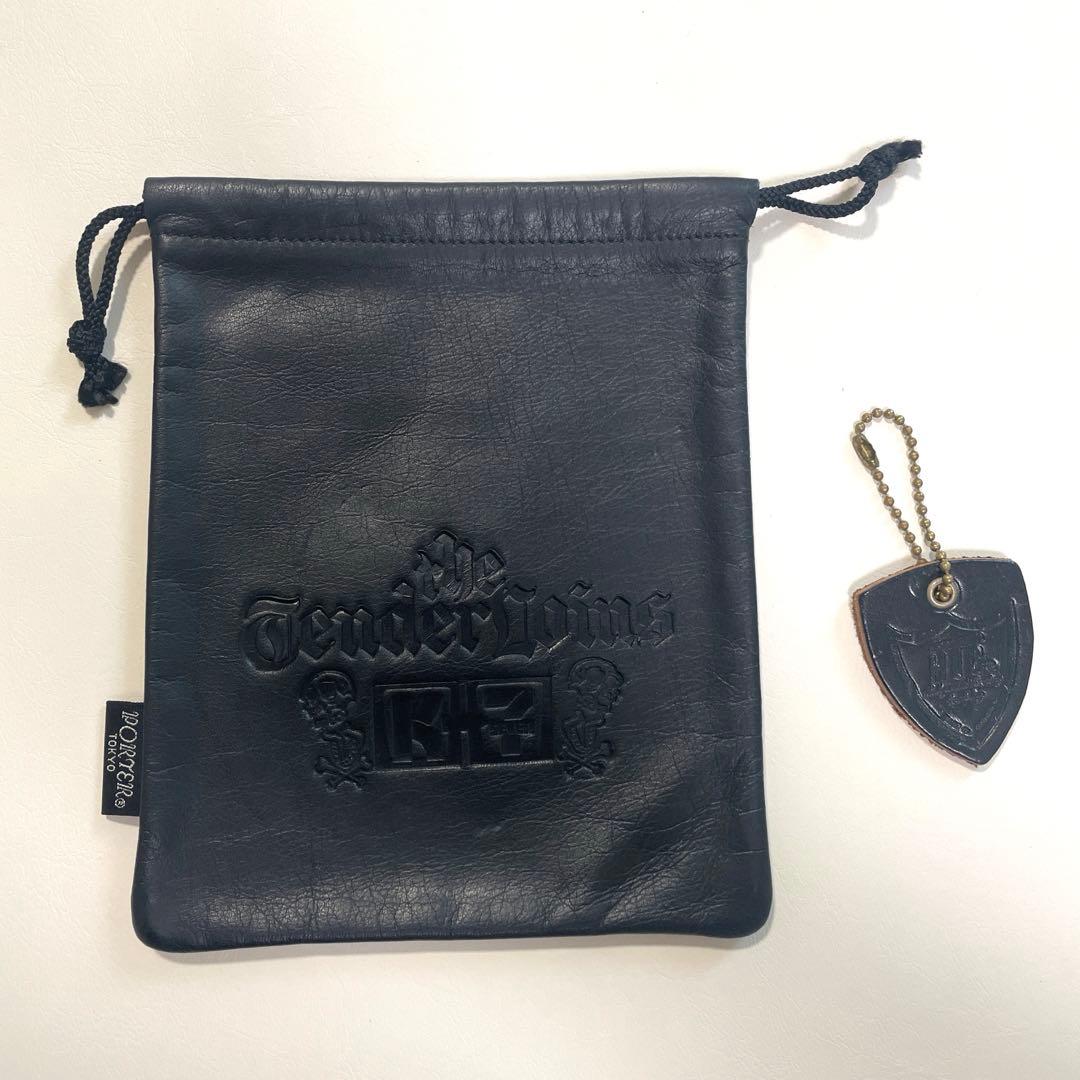 テンダーロイン ナローベルト 青スタッズ　Lサイズ