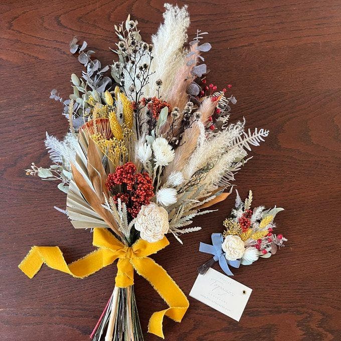 約60cm・ブリックオレンジのワイルドロングスワッグ LLサイズ