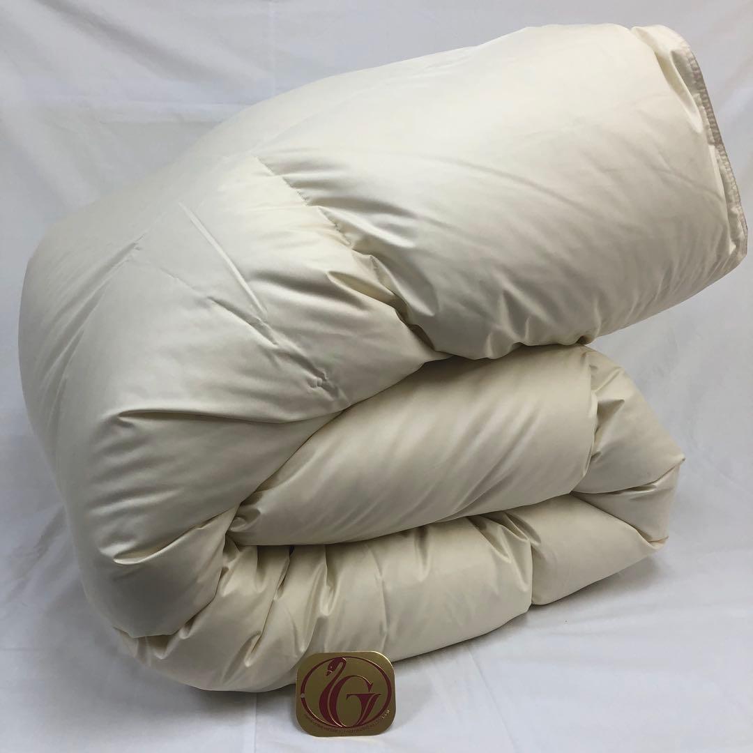 羽毛布団 シングル ニューゴールド きなり 日本製 150×210cm 特別価格