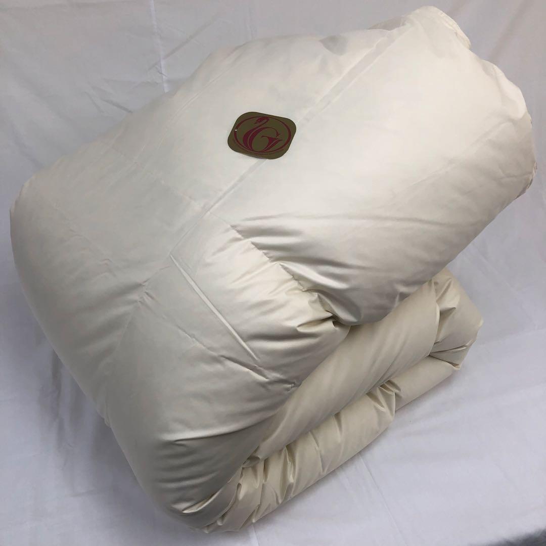 羽毛布団 シングル ニューゴールド きなり 日本製 150×210cm 特別価格