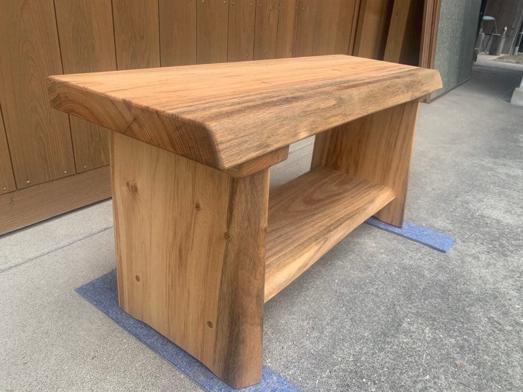 セール✨楠サイドテーブル、TV台【約85✖︎奥行30〜28.5 高さ約40㎝】