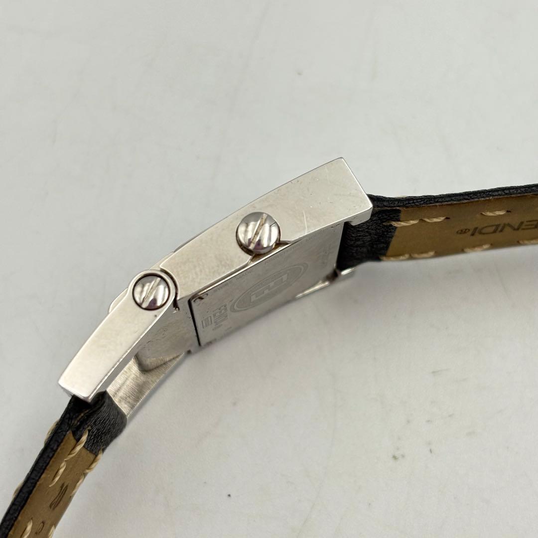 フェンディ クォーツ メンズウォッチ ブラック スクエア0724-S6491sh