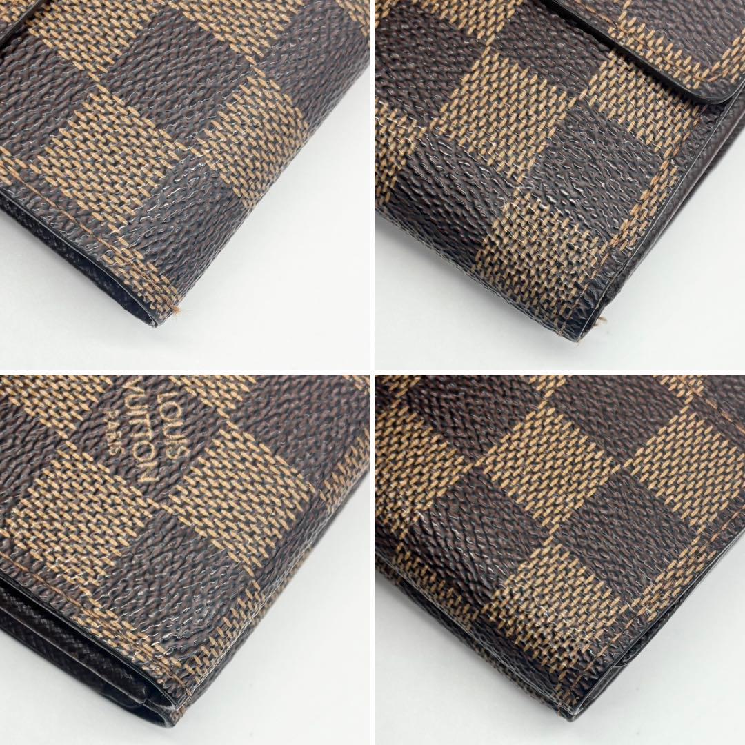 ✨極上美品✨ルイヴィトン ダミエ ポルトフォイユ エリーズ 折財布