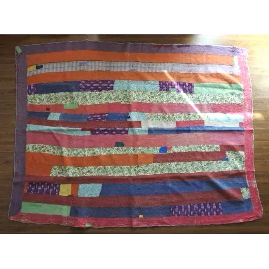 No7　ビンテージ　ラリーキルト　カンタキルト　リバーシブル