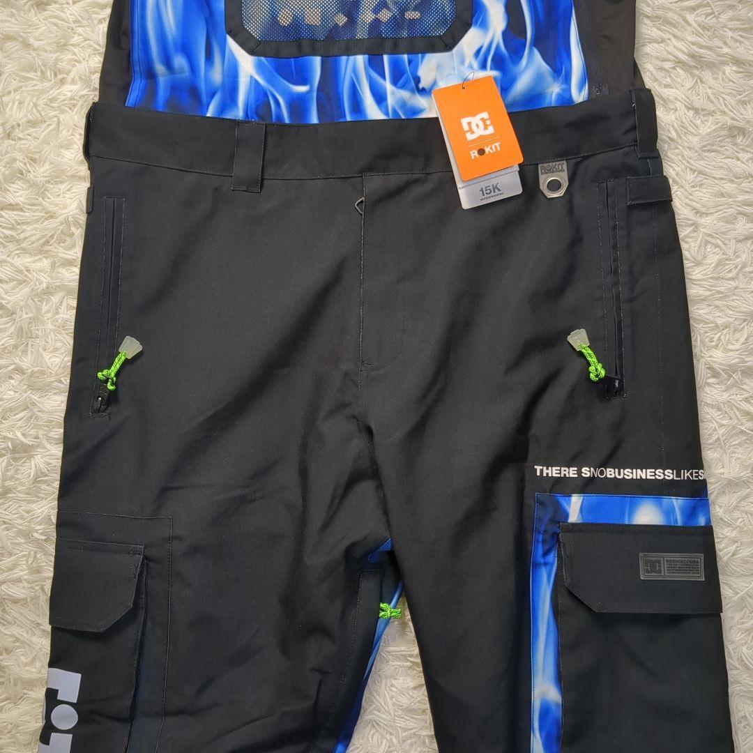 【タグ付き✨DC✨ROKIT✨L】スノー スノボ ビブパンツ オーバーオール